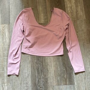 Lululemon off the shoulder long sleeve